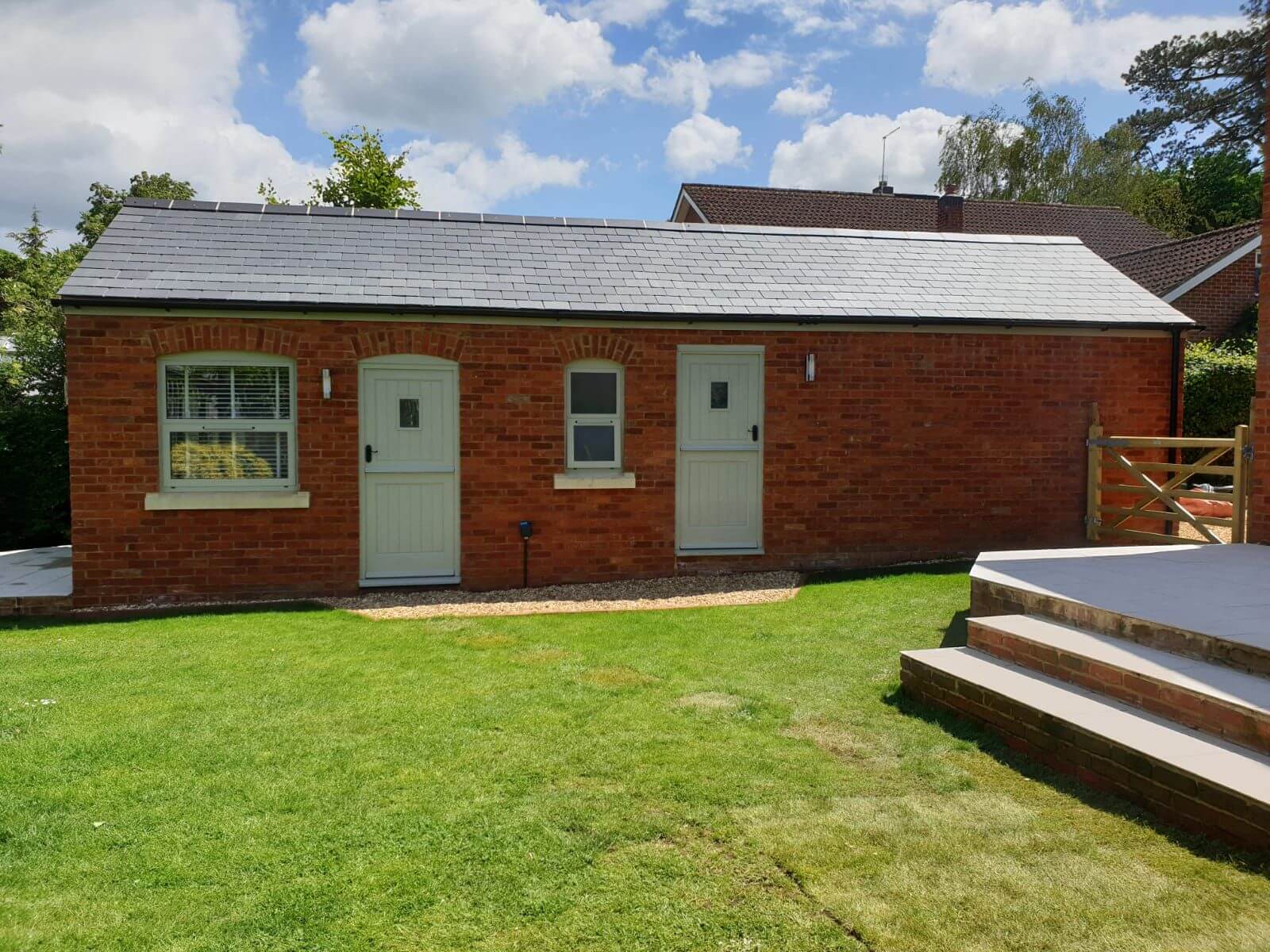 Extension in garden