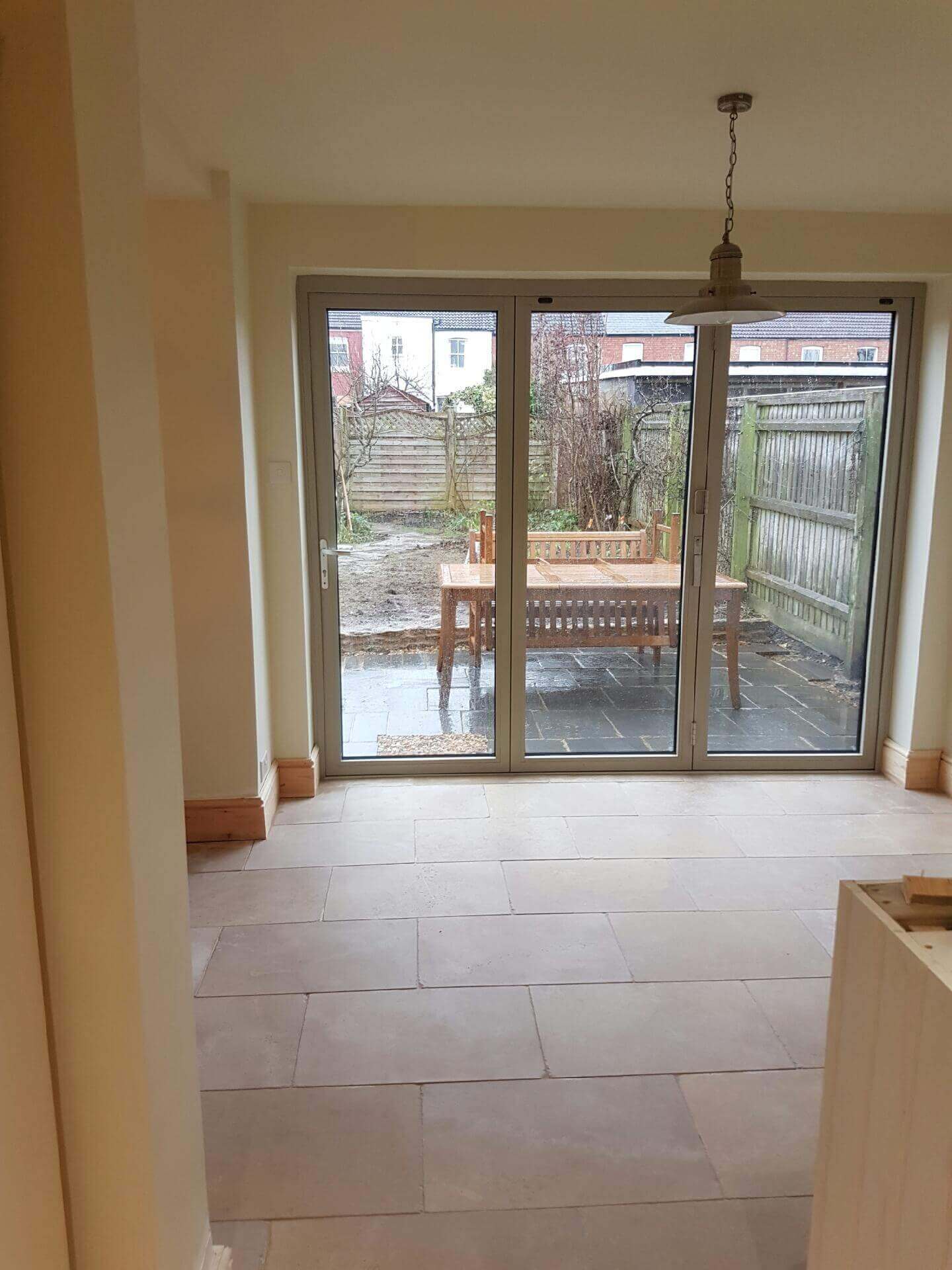 inside two story extension