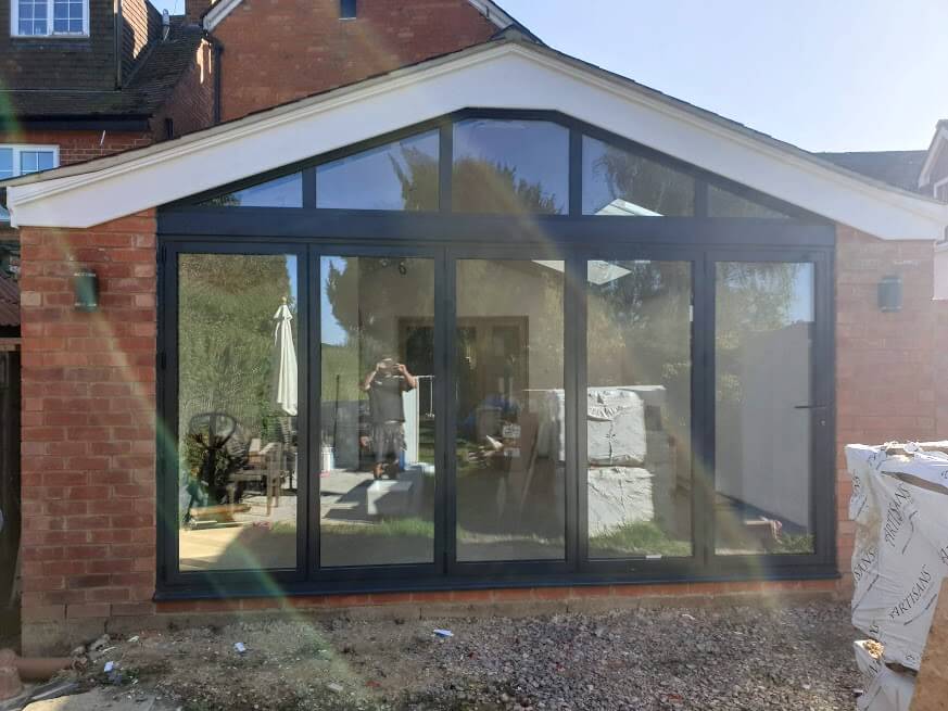 glass fronted extension