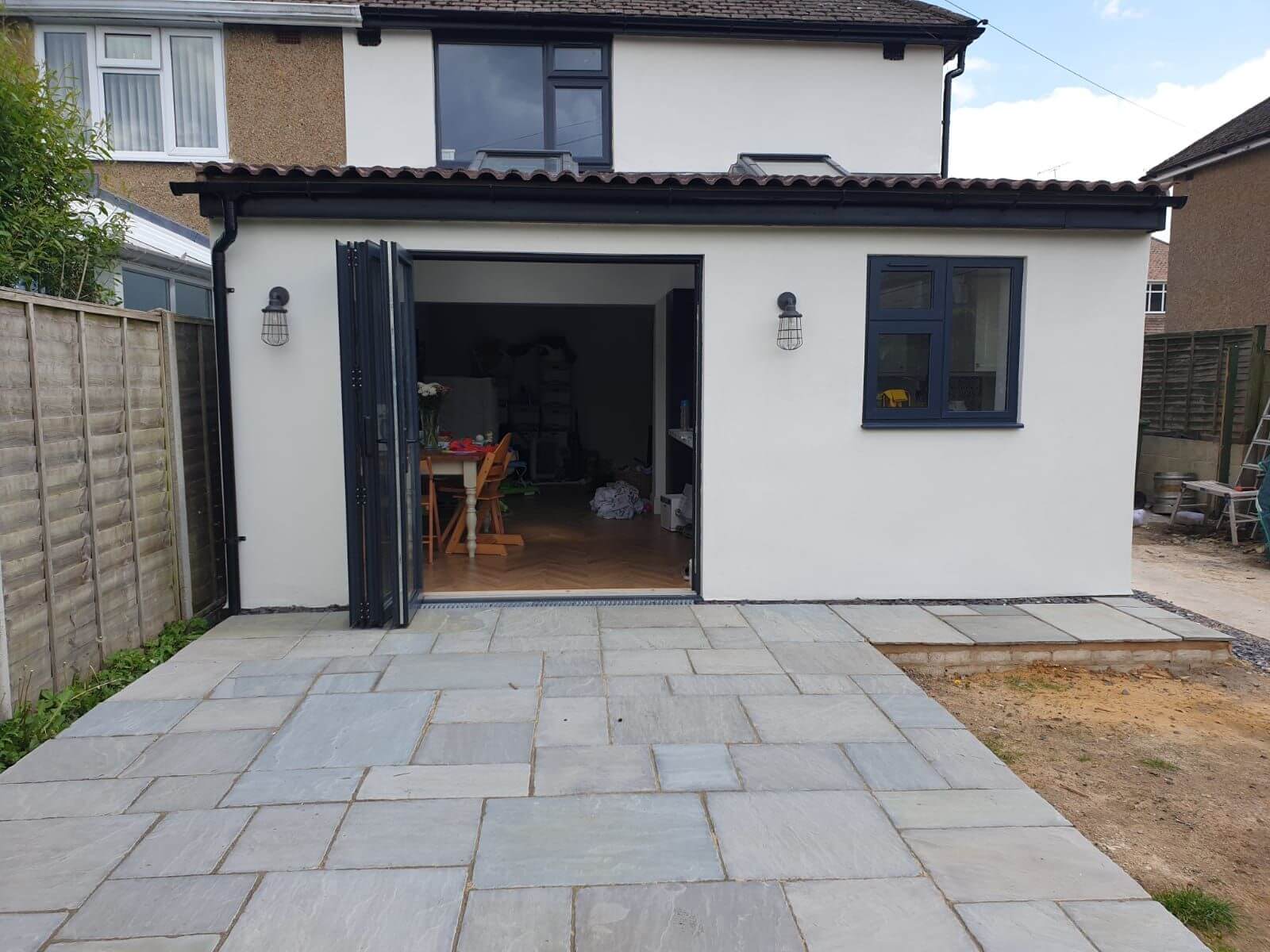 Extension in back garden