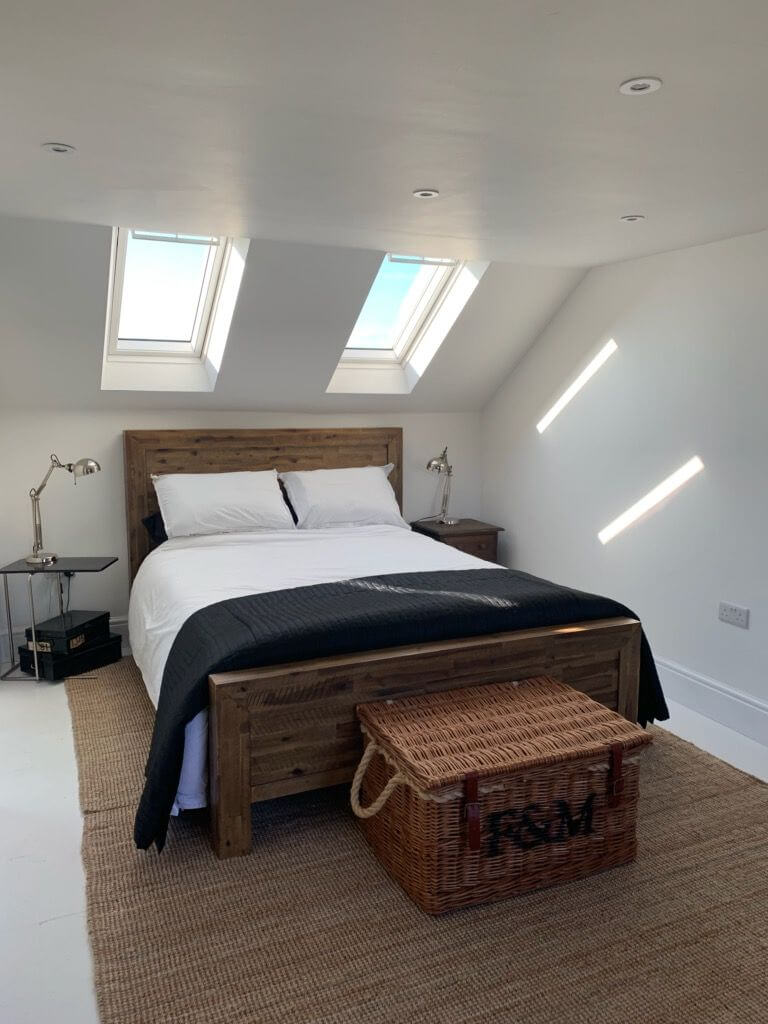 Bedroom in loft